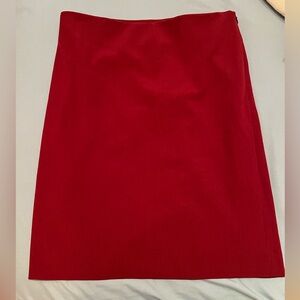 MM Lafleur Bold Red Pencil Skirt